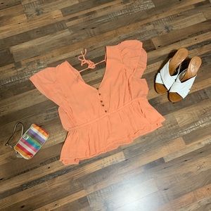 Forever21 Open-back Blouse